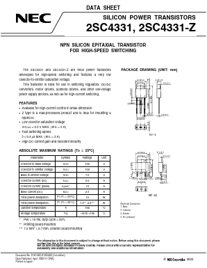 2SC4331-Z Datasheet PDF NEC => Renesas Technology