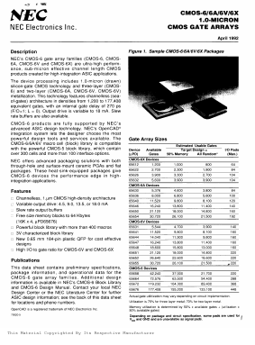 CMOS-6 Datasheet PDF NEC => Renesas Technology