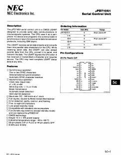 UPD71051G Datasheet PDF NEC => Renesas Technology