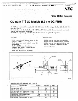 OD-8317 Datasheet PDF NEC => Renesas Technology
