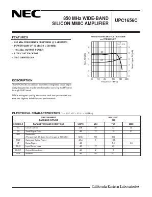 UPC1656C Datasheet PDF NEC => Renesas Technology