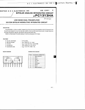UPC1313HA Datasheet PDF NEC => Renesas Technology