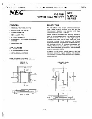 NEZ7784-8BD Datasheet PDF NEC => Renesas Technology