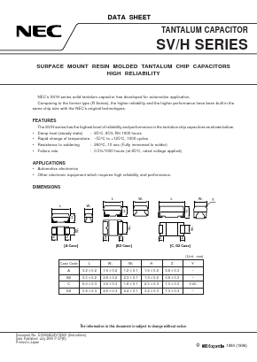 SVHA1A225M Datasheet PDF NEC => Renesas Technology