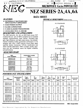NEZ0909-6A Datasheet PDF NEC => Renesas Technology