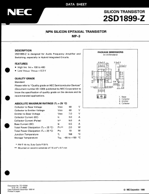 D1899-Z Datasheet PDF NEC => Renesas Technology
