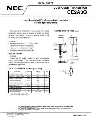 CE2A3Q Datasheet PDF NEC => Renesas Technology