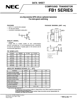 FB1 Datasheet PDF NEC => Renesas Technology