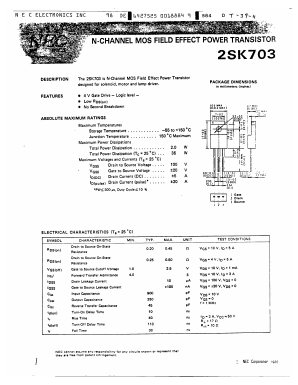 K703 Datasheet PDF NEC => Renesas Technology