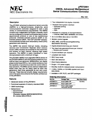 UPD72001C11 Datasheet PDF NEC => Renesas Technology