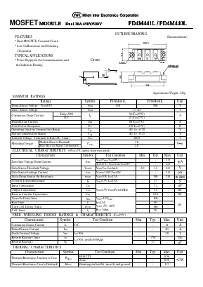 PD4M440L Datasheet PDF Nihon Inter Electronics