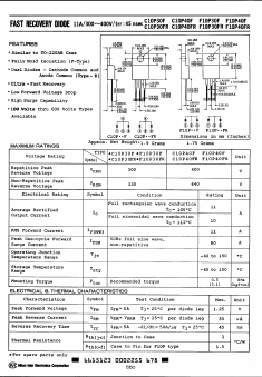 F10P40F Datasheet PDF Nihon Inter Electronics