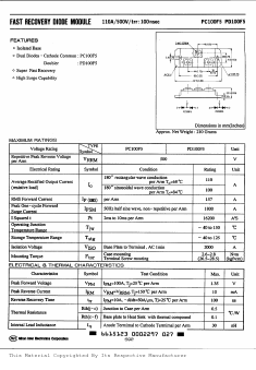 PC100F5 Datasheet PDF Nihon Inter Electronics