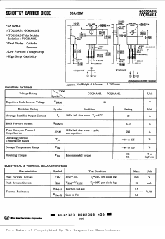 FCQ30A03L Datasheet PDF Nihon Inter Electronics
