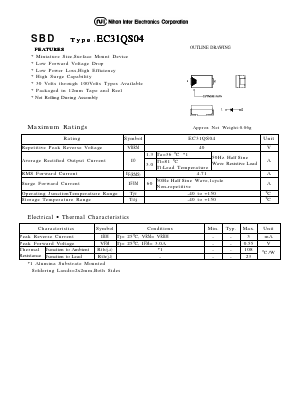 EC31QS04 Datasheet PDF Nihon Inter Electronics