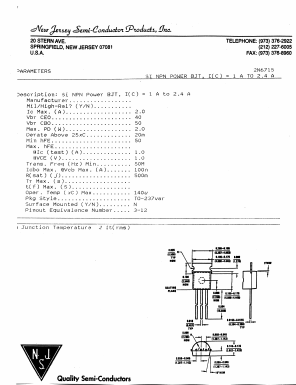 2N6715_ Datasheet PDF New Jersey Semiconductor
