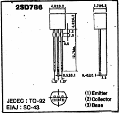 2SD786 Datasheet PDF New Jersey Semiconductor