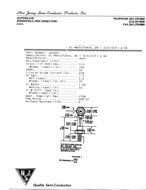 1N1064 Datasheet PDF New Jersey Semiconductor