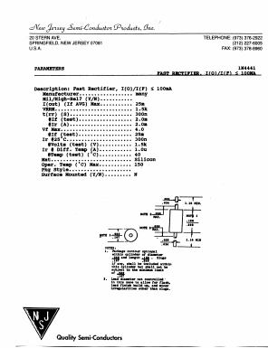 1N4441 Datasheet PDF New Jersey Semiconductor
