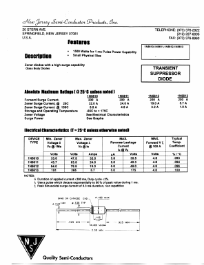 1N5610 Datasheet PDF New Jersey Semiconductor