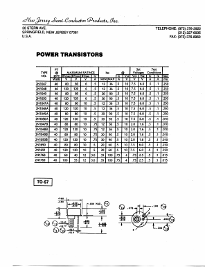 2N1690 Datasheet PDF New Jersey Semiconductor