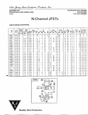 2N4856_ Datasheet PDF New Jersey Semiconductor