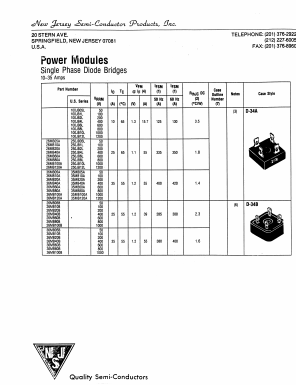 35MB10A Datasheet PDF New Jersey Semiconductor