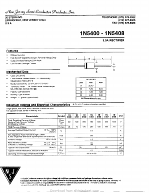 1N5403_ Datasheet PDF New Jersey Semiconductor