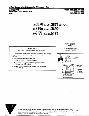 2N3897 Datasheet PDF New Jersey Semiconductor