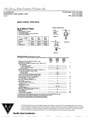 T6420D Datasheet PDF New Jersey Semiconductor
