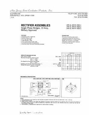 469-2 Datasheet PDF New Jersey Semiconductor