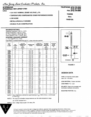 1N4901A Datasheet PDF New Jersey Semiconductor