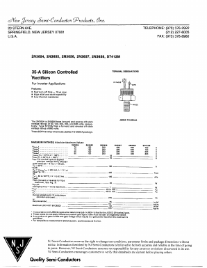 S7412M Datasheet PDF New Jersey Semiconductor
