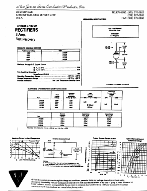 1N5186 Datasheet PDF New Jersey Semiconductor