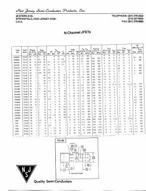 308_ Datasheet PDF New Jersey Semiconductor