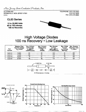 CL03-18 Datasheet PDF New Jersey Semiconductor