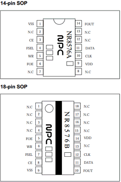 NR8576 Datasheet PDF Nippon Precision Circuits 