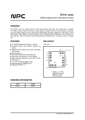 CF5761HA Datasheet PDF Nippon Precision Circuits 