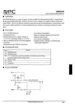 SM5624N7 Datasheet PDF Nippon Precision Circuits 