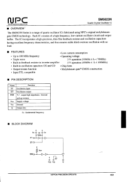 SM5623NC Datasheet PDF Nippon Precision Circuits 