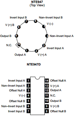 NTE947D Datasheet PDF NTE Electronics