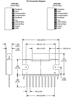 NTE1392 Datasheet PDF NTE Electronics