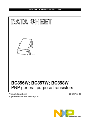 BC856AW,135 Datasheet PDF NXP Semiconductors.