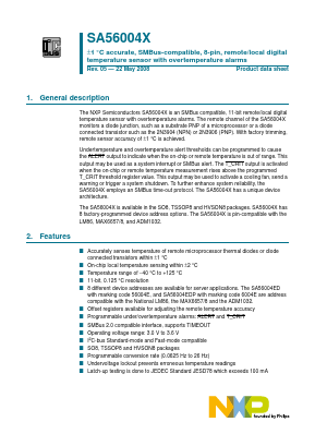 SA56004 Datasheet PDF NXP Semiconductors.