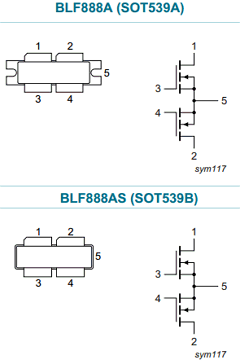 BLF888AS Datasheet PDF NXP Semiconductors.
