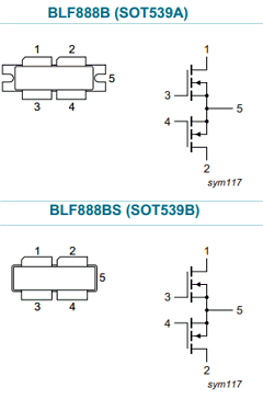 BLF888B,112 Datasheet PDF NXP Semiconductors.