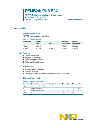 PUMB24,135 Datasheet PDF NXP Semiconductors.