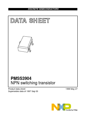 PMSS3904,115 Datasheet PDF NXP Semiconductors.