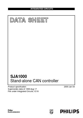 SJA1000T Datasheet PDF NXP Semiconductors.