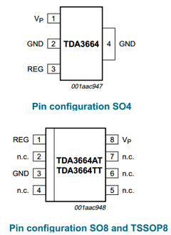 TDA3664/N1,135 Datasheet PDF NXP Semiconductors.